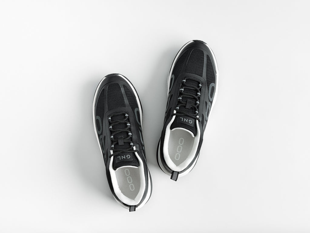 Track Walk Black - LONG DISTANCE WALKING SNEAKER